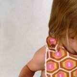 Modern Baby Infant Girl Bib