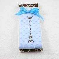 monogrammed burp cloths