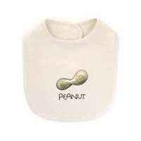 Organic Cotton Bib Unisex Boy Girl Peanut