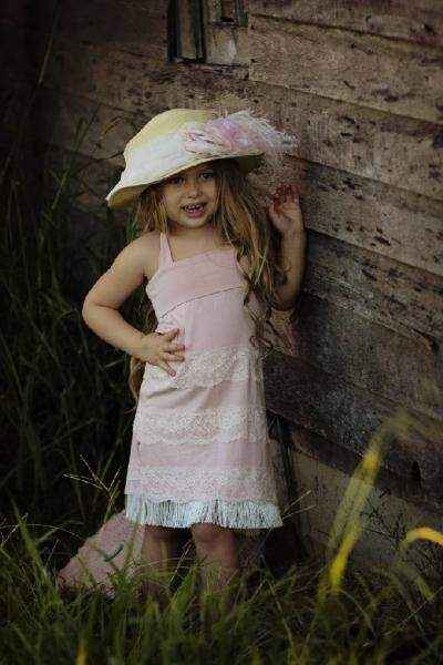 Vintage Girl on Vintage Style Hat Girls