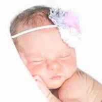 Addie Baby Girl Shabby Chic Headband (American Made)