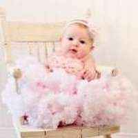 Pink and White Chiffon Baby and Girls Boutique Pettiskirt