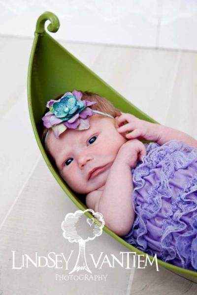 Lavender Baby Girl Lace Ruffle Petti Romper