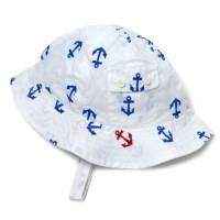 Anchor Print Baby Boy Sun Hat