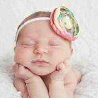 Easter Spring Baby Girl Flower Headband (American Made)