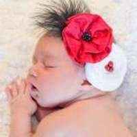 Gwendolyn Baby Girl Flower Headband (American Made)