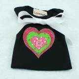 Heart Short Sleeve Baby Girl Bodysuit