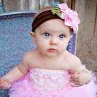 Pink Baby Girl Lace Ruffle Petti Romper