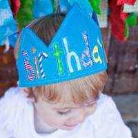 Birthday Boy Blue Baby and Boys Crown (American Made)