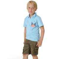 Color Block Short Sleeve Baby and Boys Polo Shirt