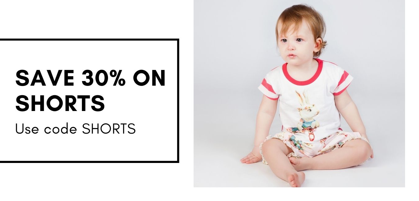 Lemonade - Soft Ease Set <br> Kids Cotton Scalloped Shorts Set