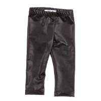 Vida Faux Leather Black Baby and Kids Leggings (American Made)