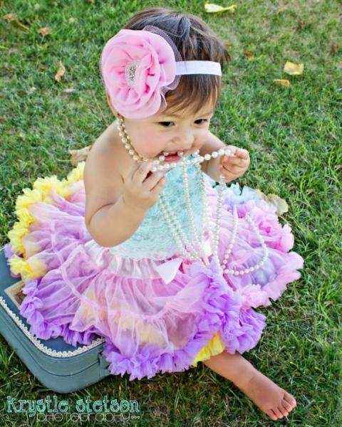 Confetti Chiffon Baby and Girls Boutique Pettiskirt