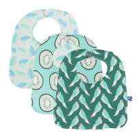 Parrot Super Soft 3 Piece Baby Bib Gift Set (Organic Bamboo)