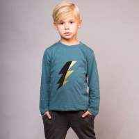 Bolt Long Sleeve Trendy Modern Boys Tee (American Made)