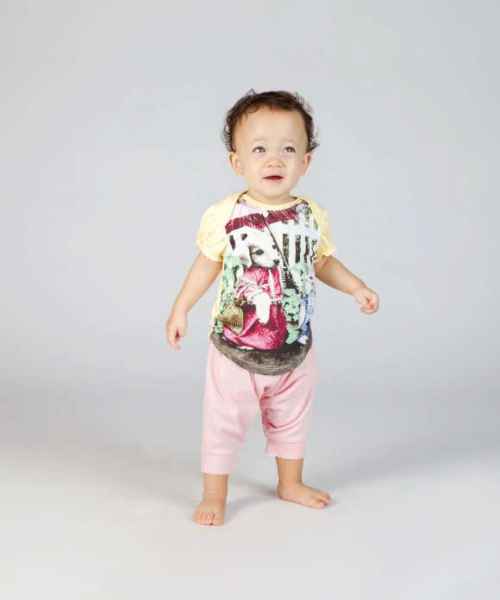 Silkberry Baby Cat Print Pajama Set