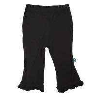 Black Ruffle Baby Girl Ultra Soft Pants (Organic Bamboo)