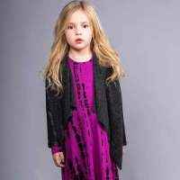 Cecile Big Girls Modern Cardigan Jacket (American Made)