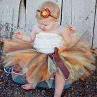 Thanksgiving Tulle Baby and Girls Boutique Tutu (American Made)