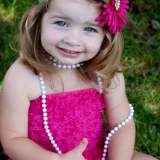 Hot Pink Little Girls Lace Ruffle Petti Romper
