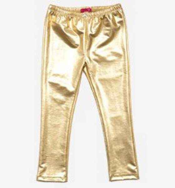 Gold Leggings for Girls - Lemonade Couture