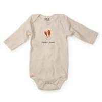 Honey Bunny Long Sleeve Baby Nickname Bodysuit (Organic Cotton)