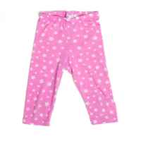 Pink Star Big Girls Short Summer Leggings (American Made)