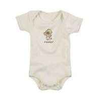 Monkey Short Sleeve Baby Nickname Bodysuit (Organic Cotton)