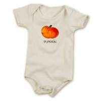 Pumpkin Short Sleeve Baby Nickname Bodysuit (Organic Cotton)