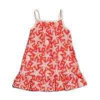 Starfish Spaghetti Strap Baby Girl Dress (American Made and Organic Cotton)