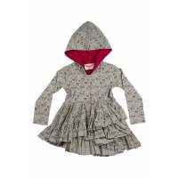 Tiny Hearts Big Girls Boutique Hooded Jacket (Organic Cotton)