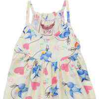 Bluebird Sleeveless Baby Girl Romper (Organic Cotton)