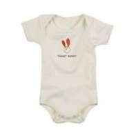 Honey Bunny Short Sleeve Baby Bodysuit (Organic Cotton)