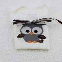 Hoot Owl Short Sleeve Baby Bodysuit