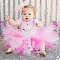 Perfectly Pink Tulle Baby Girl Boutique Tutu (American Made)