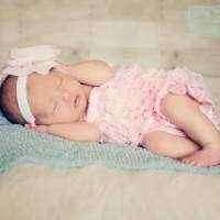 Perfectly Pink Baby Girl Lace Ruffle Petti Romper