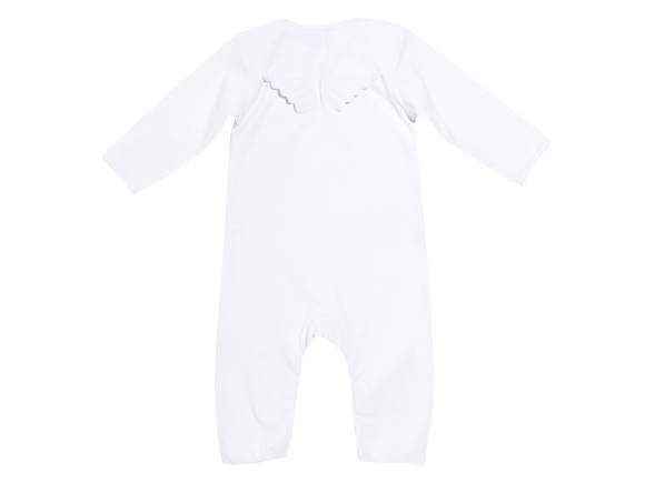 Angel Wing White Long Sleeve Baby Jumpsuit