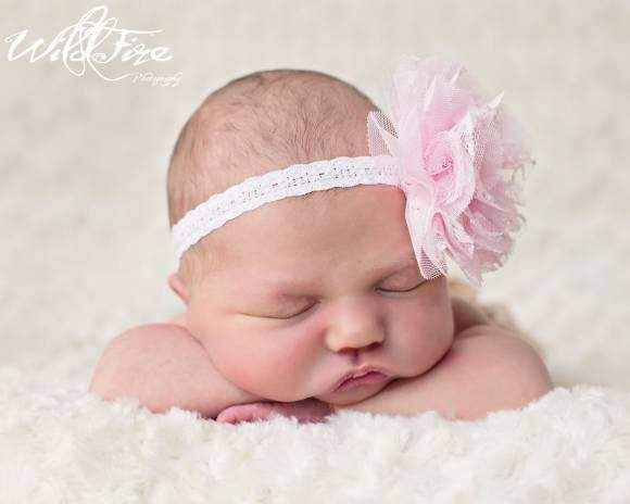 Antique Style Baby Girl Headband - Lemonade Couture