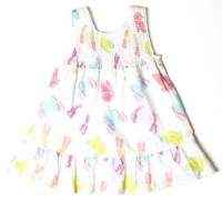 Butterfly Sleeveless Baby and Girls Dress