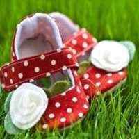 Strawberry Dotty Baby and Toddler Girls Shoes (American Made)