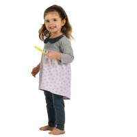 Modern Dot Long Sleeve Toddler Girls Dress (American Made)