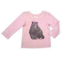 Bear Long Sleeve Baby and Toddler Girls T Shirt