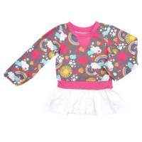 Jenni Peplum Long Sleeve Baby and Toddler Girls Top