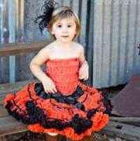 Halloween Chiffon Baby and Girls Boutique Pettiskirt