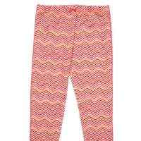 Pink Chevron Big Girls Leggings