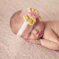 Clara Baby Girl Vintage Style Headband (American Made)