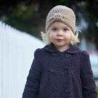 Oatmeal Baby and Girls Cloche Hat