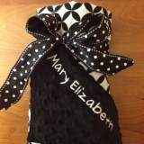 Bird Minky Baby Stroller Blanket Available Personalized (American Made)