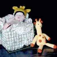 Giraffe Crocheted Stuffed Animal Doll Toy (American Made)