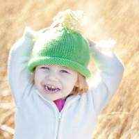 Emma Green Soft Knit Toddler Girls Hat (American Made)